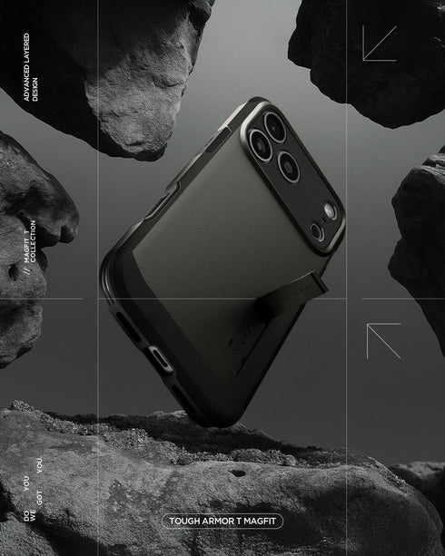 Spigen iPhone 17 Pro 保護殼 - Tough Armor T 相機控制磁吸防摔鎧甲