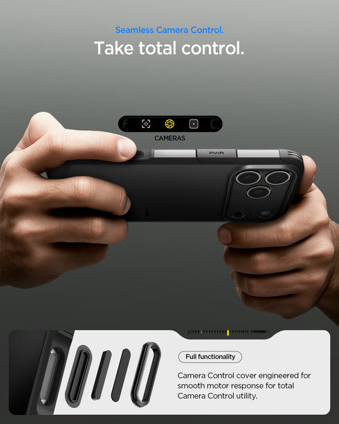 Spigen iPhone 17 Pro Max 保護殼 - Tough Armor T 相機控制磁吸防摔鎧甲