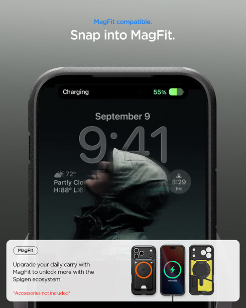 Spigen iPhone 17 Pro Max 保護殼 - Tough Armor T 相機控制磁吸防摔鎧甲