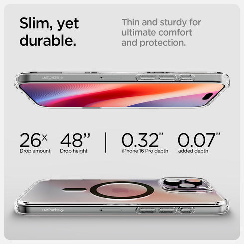 Чехол Spigen для iPhone 16 Pro / 16 Pro Max – Ultra Hybrid T (MagFit + управление камерой)