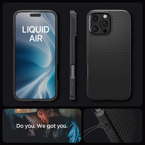 Spigen iPhone 16 Series Case Liquid Air view 8