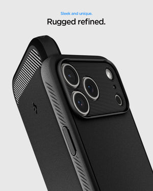 Spigen iPhone 18 Pro Max Rugged Armor (Mag Fit) - Matte Black - image 8
