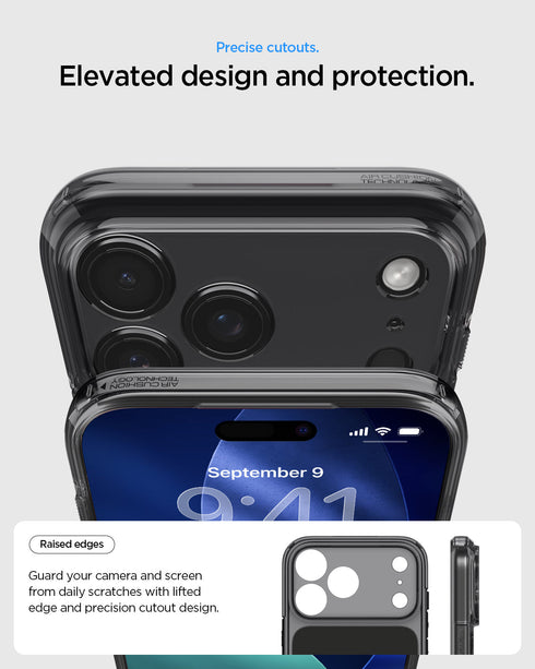 Spigen iPhone 17 Pro Max 保護殼 - Ultra Hybrid T 相機控制磁吸防摔殼