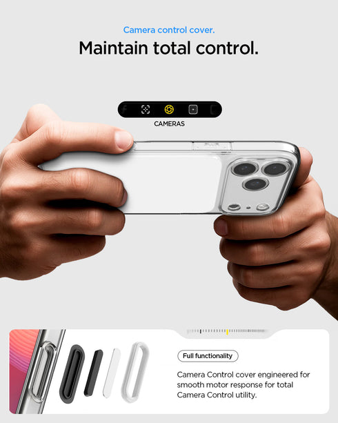 Spigen iPhone 17 Pro Max 保護殼 - Ultra Hybrid T 相機控制磁吸防摔殼