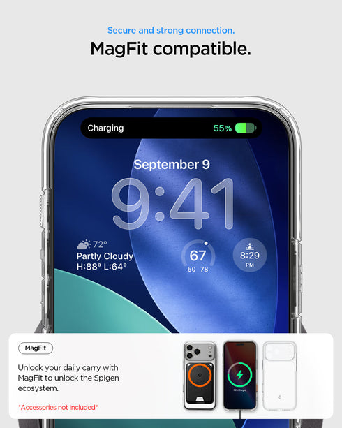 Spigen iPhone 17 Pro Max 保護殼 - Ultra Hybrid T 相機控制磁吸防摔殼