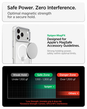 Spigen iPhone 18 Pro Ultra Hybrid Optik S (Mag Fit) - Clear Silver - image 8