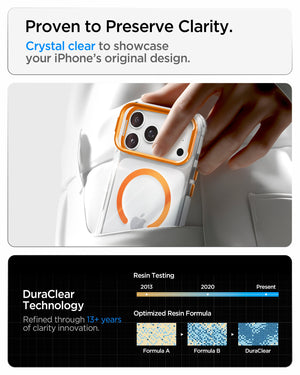 Spigen iPhone 18 Pro Max Ultra Hybrid Optik S (Mag Fit) - Clear Orange - image 11