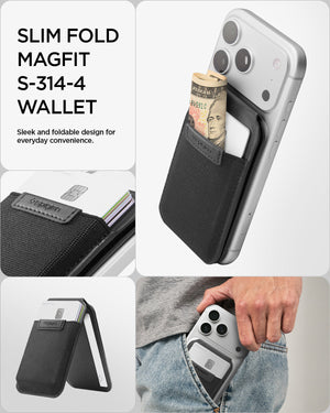 Spigen Slim Fold MagFit S314-4 wallet design overview