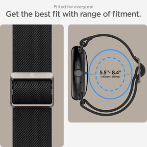 Spigen Google Pixel Watch 5 (45mm) Band – Lite Fit - Black - official image 8