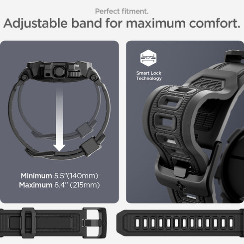 Spigen Pixel Watch 3 (45mm) 保護殼 + 錶帶 – Rugged Armor Pro