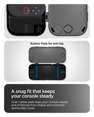 Anti-slip rubber pads inside Spigen Thin Fit 360 case