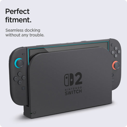 Защитное стекло Spigen для Nintendo Switch 2 – GLAS.tR EZ Fit (2 шт.)