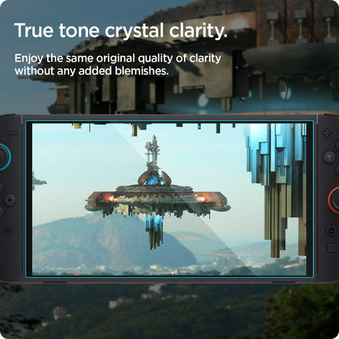 Защитное стекло Spigen для Nintendo Switch 2 – GLAS.tR EZ Fit (2 шт.)