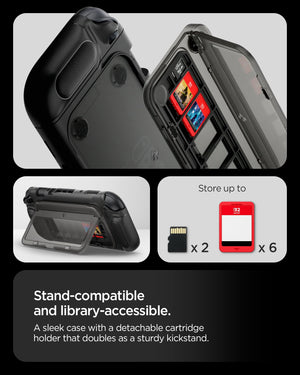 Stand and game library access on Spigen Snap Switch