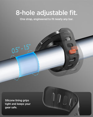 Spigen MagSafe Stroller Phone Mount – OM200 (MagFit) — Black, fit, construction or use view 11