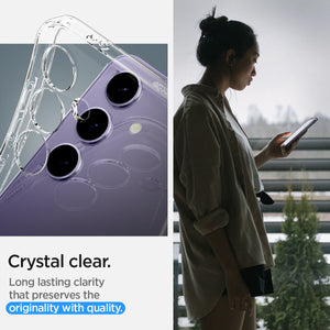 ACS07343 - Galaxy S24 Case Liquid Crystal in Crystal Clear Crystal clear long lasting clarity that preserves the originality with quality.