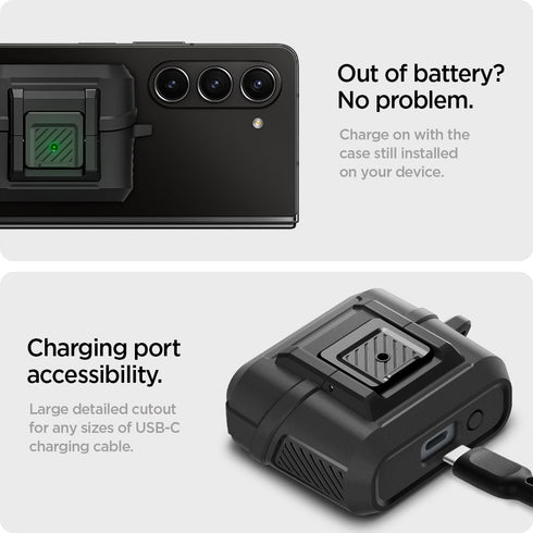 Spigen Galaxy Buds 3 FE / Buds 3 Pro / Buds 3 保護殼 – Lock Fit