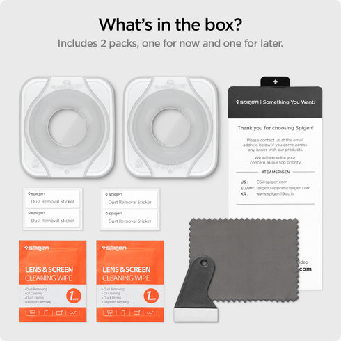 Spigen Galaxy Watch 5/4 (44mm) 螢幕保護貼 – GLAS.tR EZ Fit (2入裝)