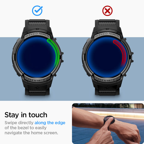 Spigen Galaxy Watch 6 (44mm) 保護殼+錶帶 - Rugged Armor Pro
