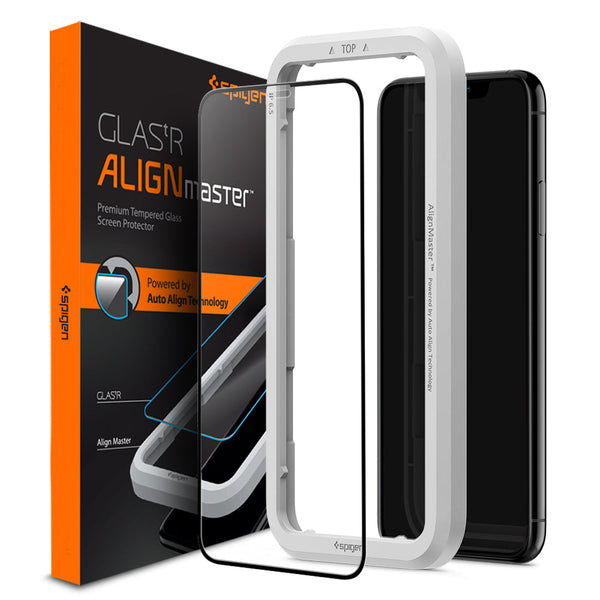 Spigen iPhone 11 系列螢幕保護貼 – GLAS.tR AlignMaster 全覆蓋(1 片裝)