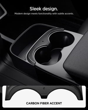 Carbon-fiber-style accent on Spigen Console Storage Extender