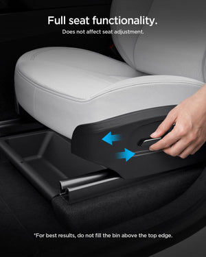 Tesla Model Y Juniper seat movement clearance with the TO222J organizer installed