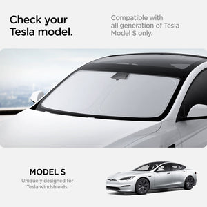 Spigen Tesla Model S CryoShade Windshield Sunshade – official detail 4