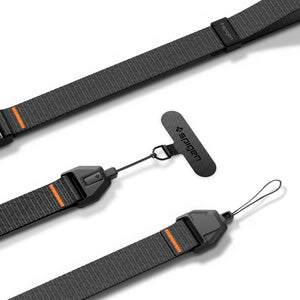 Spigen Universal Phone Wrist Strap – Adjustable Lanyard — quick-release connector and included ConTag adapter