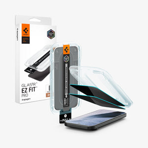 Spigen Pixel 11 Pro Privacy Screen Protector – GLAS.tR EZ Fit Pro (2 Pack) - Privacy - image 1