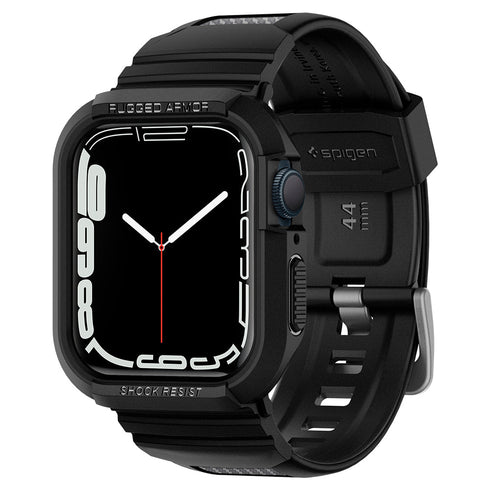 Spigen Apple Watch 系列 (45mm/44mm) 保護殼 + 錶帶 – Rugged Armor Pro