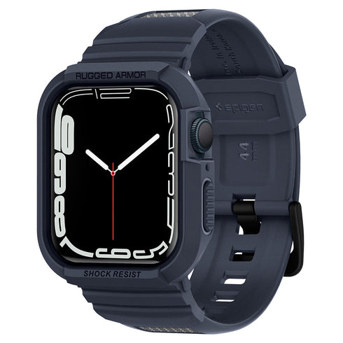 Spigen Apple Watch 系列 (45mm/44mm) 保護殼 + 錶帶 – Rugged Armor Pro