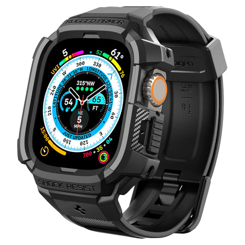 Spigen Apple Watch Ultra 3/2/1 (49mm) 保護殼 + 錶帶 – Rugged Armor Pro