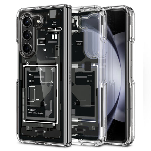 Spigen Galaxy Z Fold 5 保護殼 – Ultra Hybrid 系列透明防摔殼 Zero One