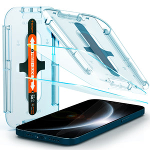 Spigen iPhone 12 Pro Max / 12 Pro / 12 Screen Protector GLAS.tR EZ Fit