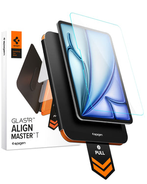 Spigen iPad Air 11 screen protector and AlignMaster T package