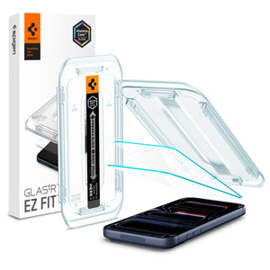 Spigen iPhone 16 Pro Max / 16 Pro Screen Protector GLAS.tR EZ Fit (2 Pack) view 14