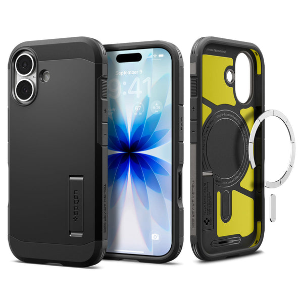 Spigen iPhone 17 保護殼 - Tough Armor T 相機控制磁吸防摔鎧甲