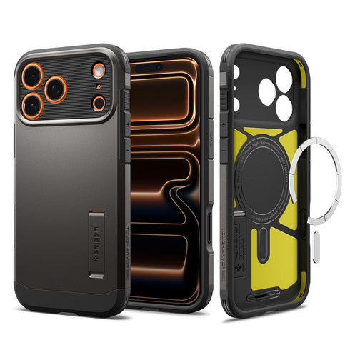 Spigen iPhone 17 Pro 保護殼 - Tough Armor T 相機控制磁吸防摔鎧甲