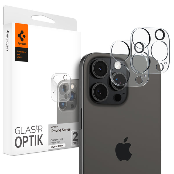 Защитное стекло для объектива Spigen iPhone 16 Pro Max / 16 Pro - Optik Pro EZ Fit