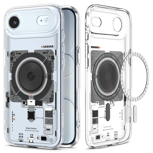 Spigen iPhone 17 系列手機殼 – Ultra Hybrid Neo One 科技透明磁吸防摔殼