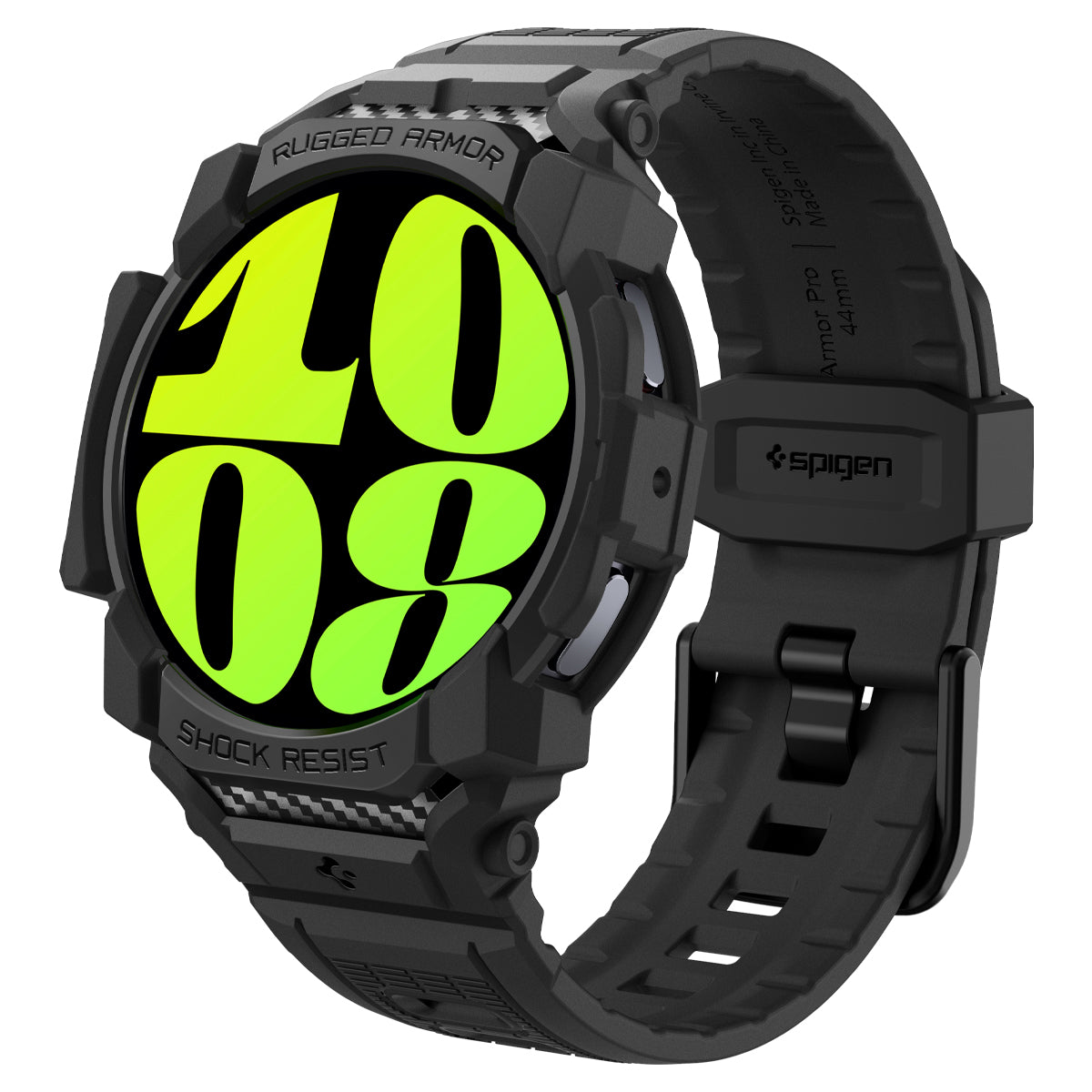 Galaxy Watch 7 44mm Rugged Armor Pro Case + Band – Erawish Spigen 