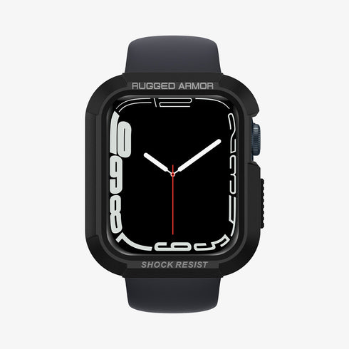 ACS05456 - Apple Watch Series (Apple Watch (49mm)) in matte black showing the front