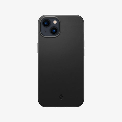 ACS03674 - iPhone 13 Pro Max Case Thin Fit in black showing the back