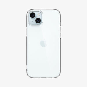 ACS07209 - iPhone 15 Series Ultra Hybrid Case in Natural Titanium showing the back