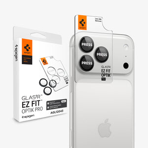Spigen iPhone 18 Pro Max Glas.tR EZ Fit Optik Pro lens protector - Dark Gray - image 1