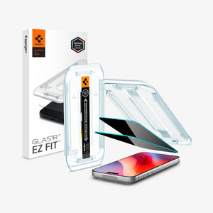 Spigen iPhone 18 Pro GLAS.tR EZ Fit | Privacy screen protector - 2 Pack - image 1
