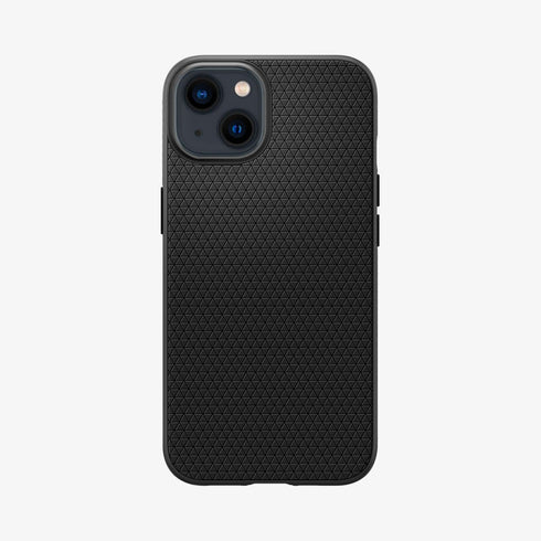 ACS03201 - iPhone 13 Pro Max Case Liquid Air in matte black showing the back