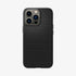 ACS03201 - iPhone 13 Pro Max Case Liquid Air in matte black showing the back