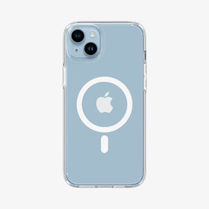 ACS04825 - iPhone 14 Pro Max Case Ultra Hybrid (MagFit) in white showing the back