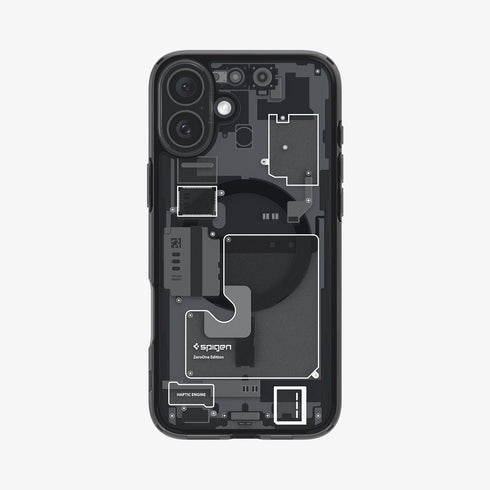 Spigen iPhone 16 系列手機殼 – Ultra Hybrid Zero One 電路板風磁吸防摔殼